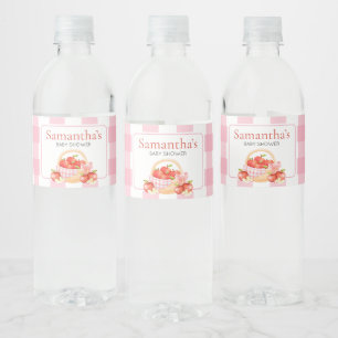 Äpple till vår Öga babystötare Vattenflaskor Etikett