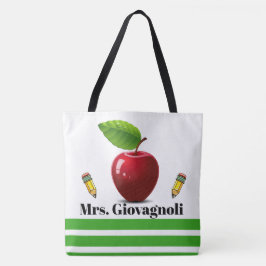 Apple Tote - se bak! Tygkasse