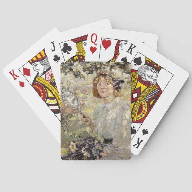 Apple Träd (av Bessie MacNicol) Casinokort (Baksidan)