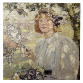 Apple Träd (av Bessie MacNicol) Kakelplatta
