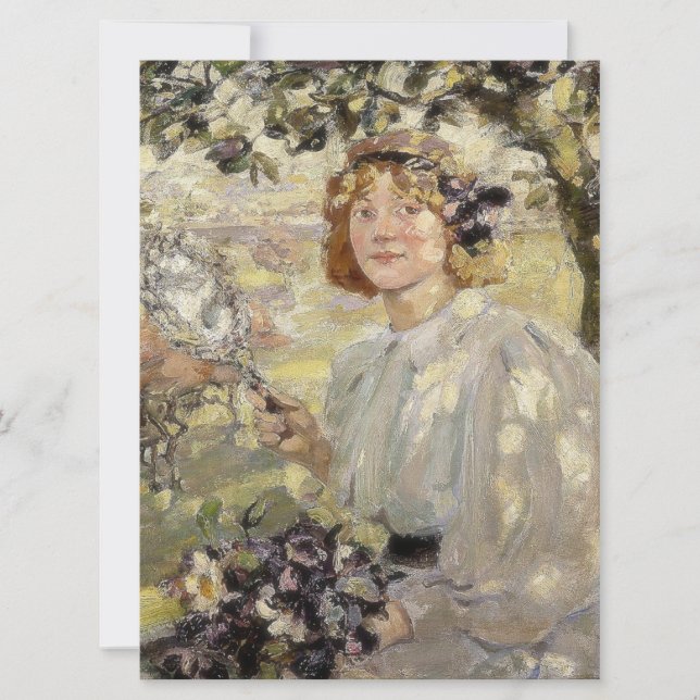 Apple Träd (av Bessie MacNicol) Kort (Framsida)