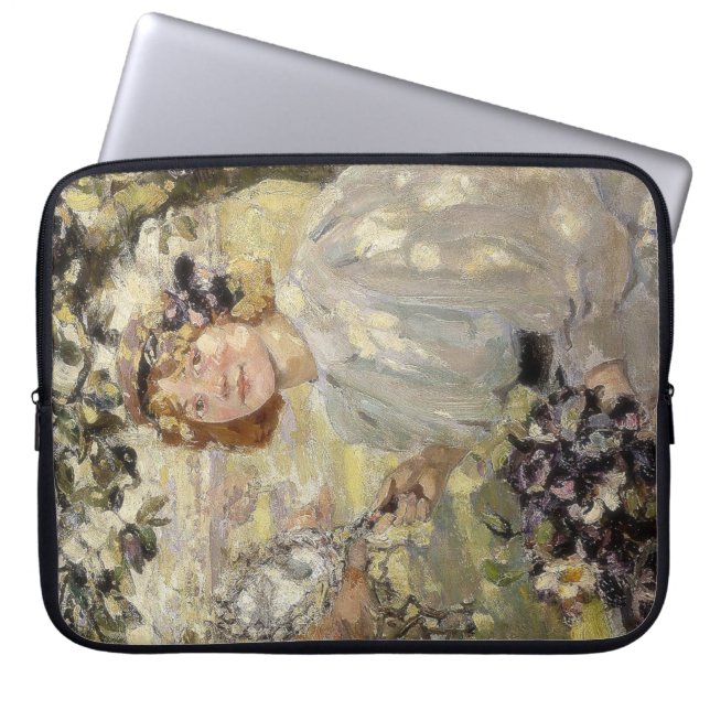 Apple Träd (av Bessie MacNicol) Laptop Fodral (Framsidan)