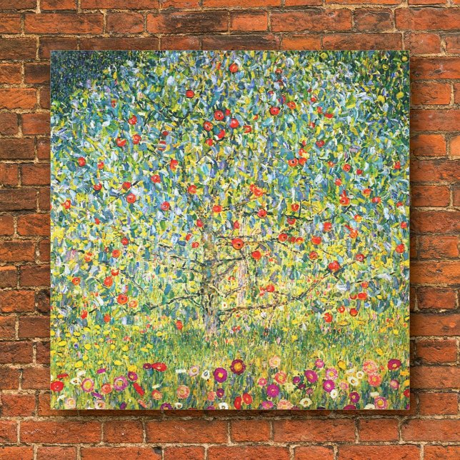 Apple Träd av Gustav klimt Canvastryck (Skapare uppladdad)