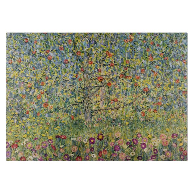 Apple Träd av Gustav Klimt, Vintage Art nouveau (Framsidan)