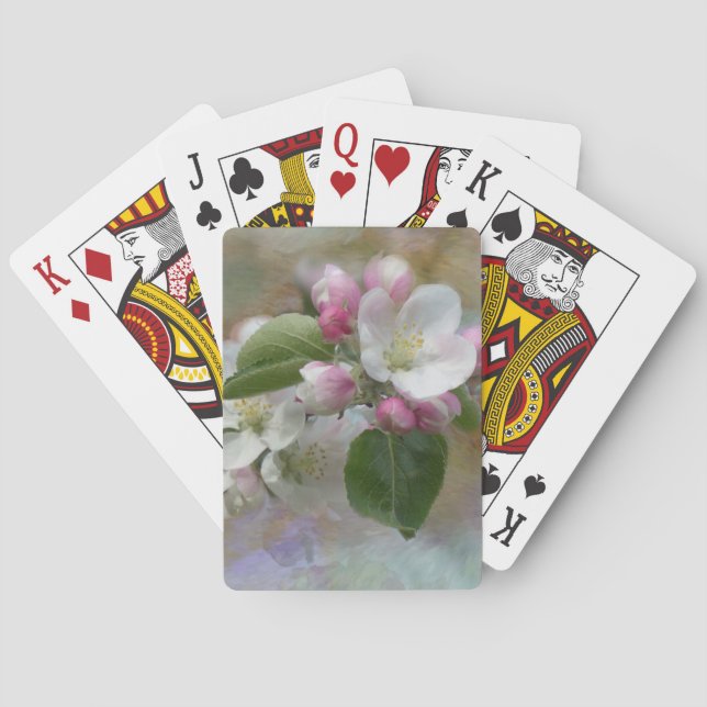 Apple Träd Blommar Kortlek (Baksidan)