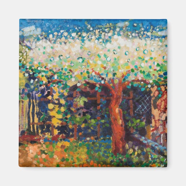 Apple Träd Blommar Magnet (Framsidan)