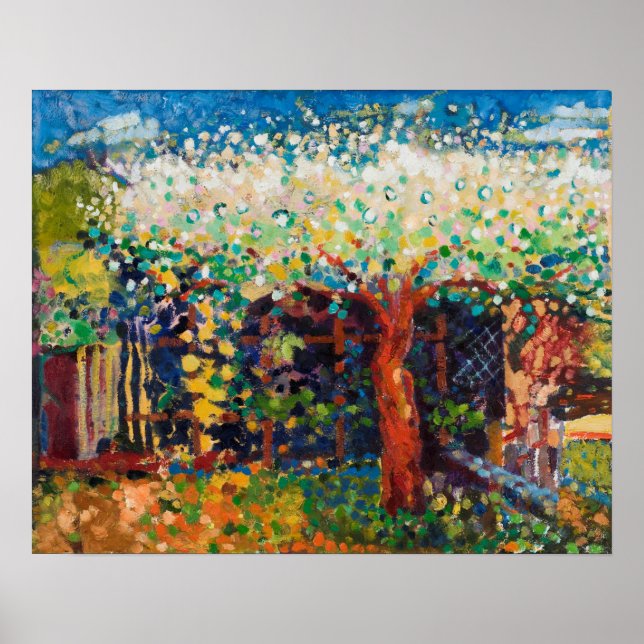 Apple Träd Blommar Poster (Framsidan)