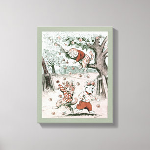 Äpple Träd & Cats, Louis Wain Canvastryck