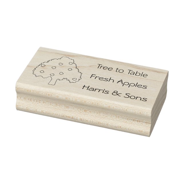 Apple Träd Farm Business Art Frimärke Stämpel (Stämpel)