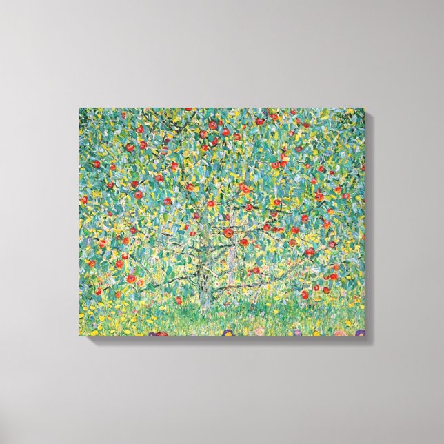 Apple Träd Gustav Klimt Canvastryck (Framsida)
