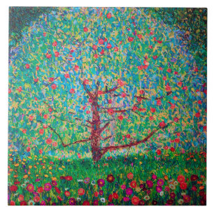 Äpple Träd, Gustav Klimt Kakelplatta