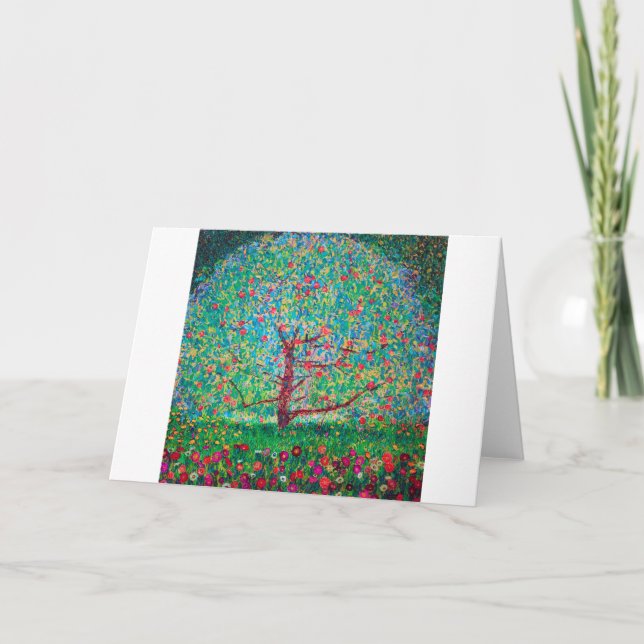 Äpple Träd, Gustav Klimt Kort (Framsida)
