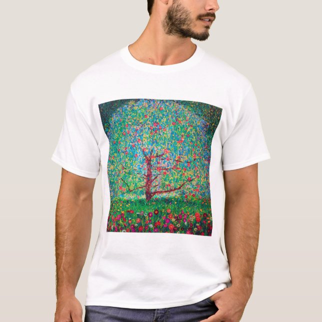 Äpple Träd, Gustav Klimt T Shirt (Framsida)