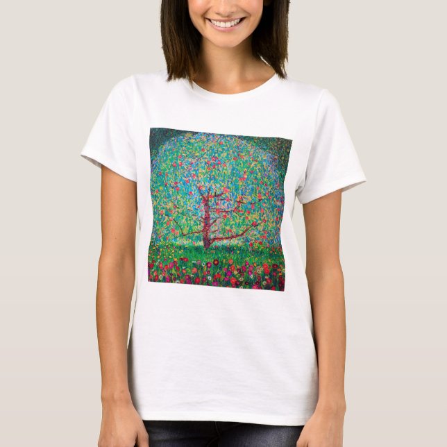 Äpple Träd, Gustav Klimt T Shirt (Framsida)