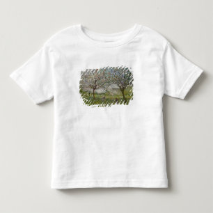 Apple träd i blomma tee shirt