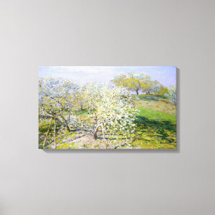 Apple Träd i Bloom (från Claude Monet) Canvastryck