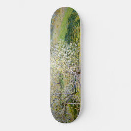 Apple Träd i Bloom (från Claude Monet) Mini Skateboard Bräda 18,5 Cm