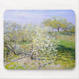Apple Träd i Bloom (från Claude Monet) Musmatta