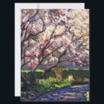 Äpple Träd i Bloom Spara datumkortet Spara Datumet<br><div class="desc">Äpple Träd i Bloom Spara datumkortet med en vacker blommigt med vita blommar på stort blommande äpple-träd i Vår. Illustration från en originalmålning av Daniel Fishback.</div>