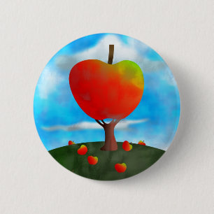 Apple träd knapp