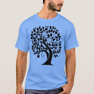 äpple träd silhouette t shirt