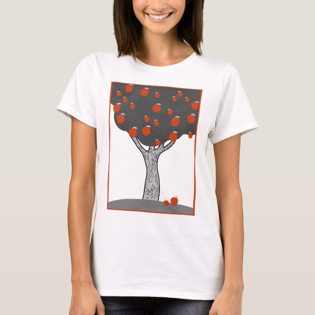 Apple träd t shirt (Framsida)