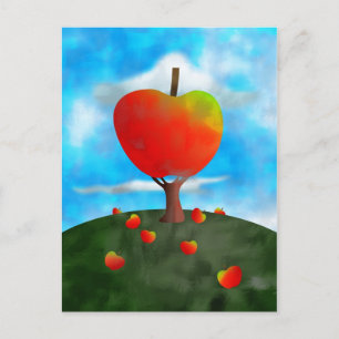Apple Träd Vykort