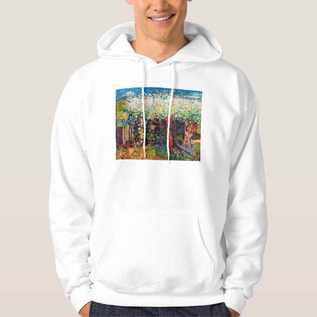 Apple trädblommar hoodie (Framsida)