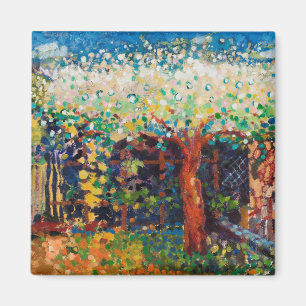 Apple trädblommar magnet