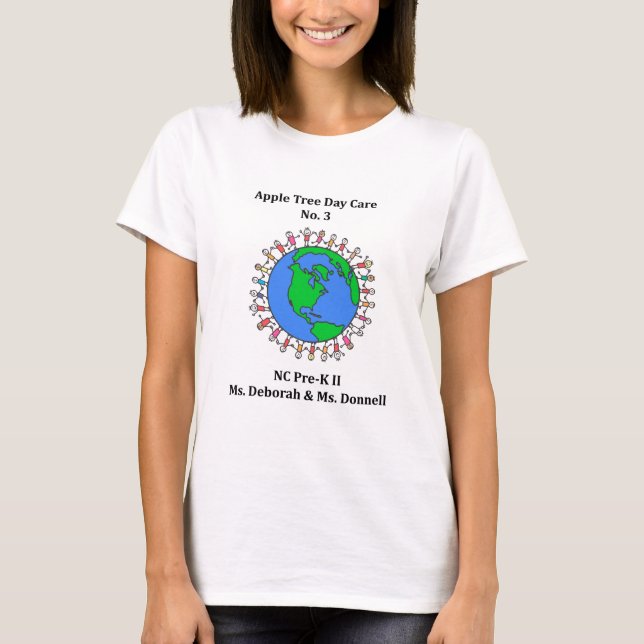 Apple träddaghem tee shirt (Framsida)