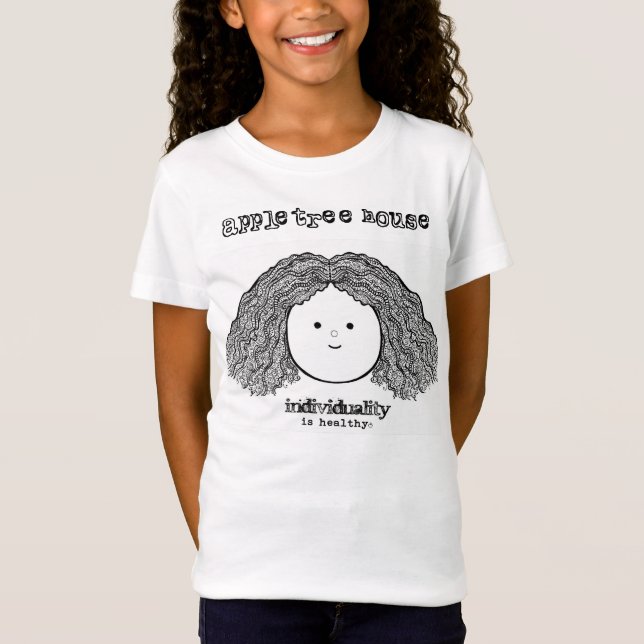 Apple trädhus för flickaT-tröja Tee Shirt (Framsida)