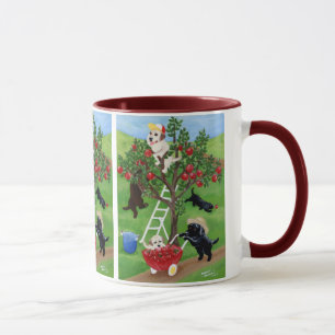 Apple trädLabradors målning Mugg