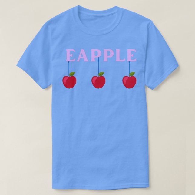 Äpple Tre röda äpplen 2 T Shirt (Design framsida)