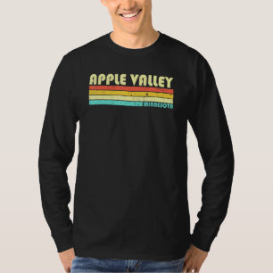 Apple Valley Mn Minnesota City Home Roots Retro 80 T Shirt