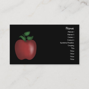 Apple visitkort