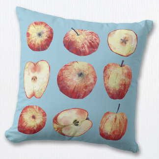 Apple Watercolor Kudde
