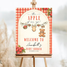 Apple Welcome Baby Shower signerar apple of our