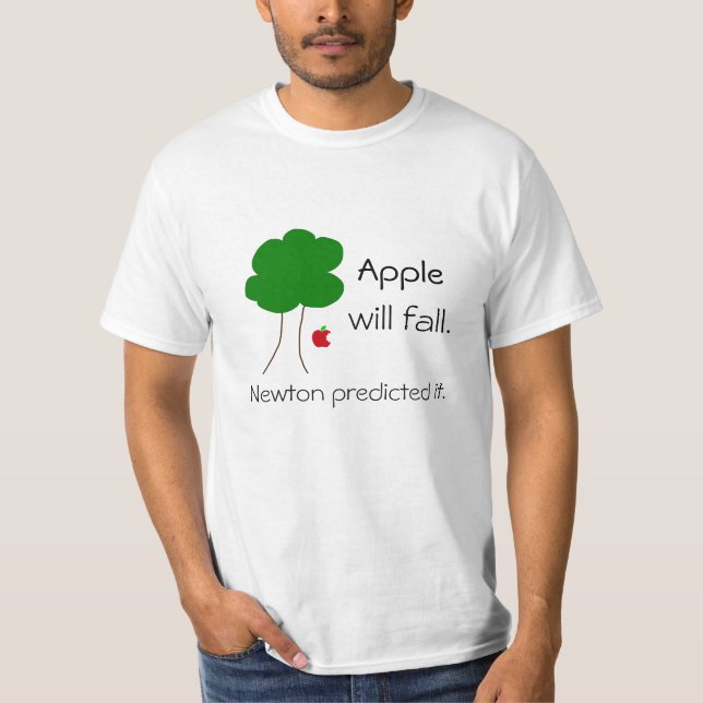 Apple will fall... t shirt (Framsida)