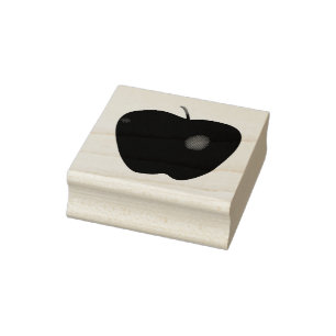 Apple Wood Art Frimärke Stämpel