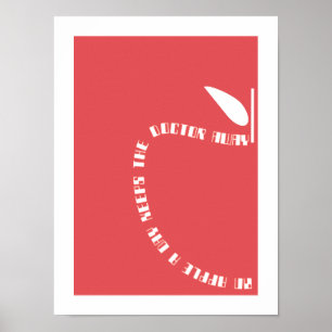 äppleaffisch poster