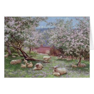 Appleblossom Hälsningskort