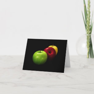 äpplefrukt fotograferar kort