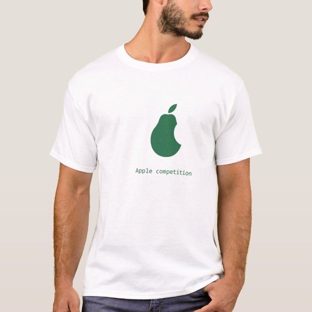 äpplekonkurrens-pear t-shirt (Framsida)