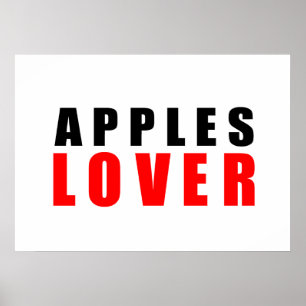 Äpplen älskare poster