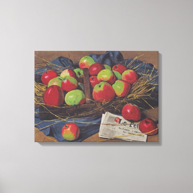 Äpplen (av Félix Vallotton) Canvastryck (Framsida)