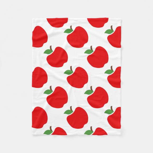 Äpplen Fleecefilt (Framsidan)