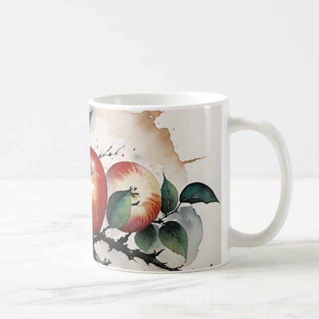 Äpplen för dagen kaffemugg (Höger)