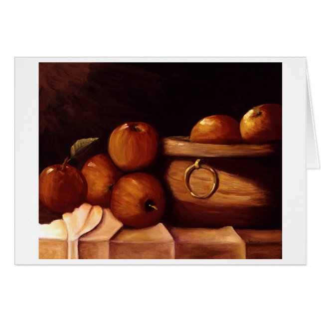 Äpplen Hälsningskort (Framsidan Horizontal)