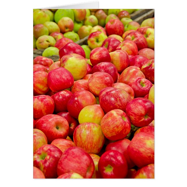 Äpplen Hälsningskort (Framsidan)
