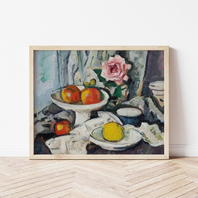 Äpplen i en vit fruktskål | George Leslie Hunter Poster (Skapare uppladdad)